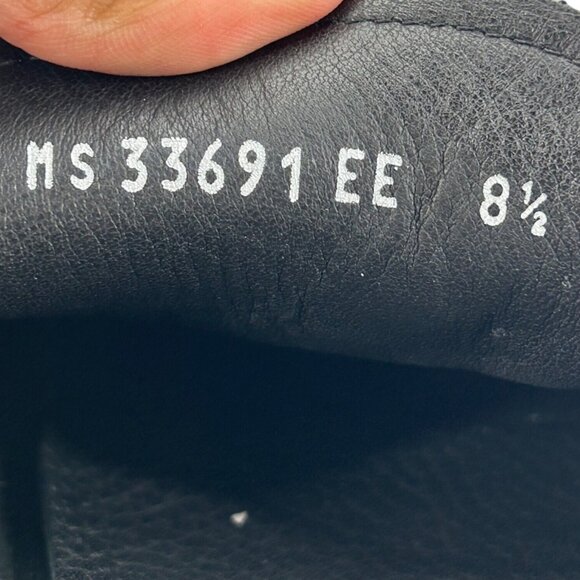 Salvatore Ferragamo Italy Men 8.5 Black Pebble Grain Leather Dress Shoes Loafers - Picture 8 of 12